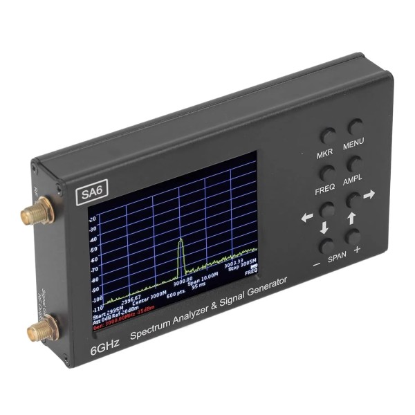 Analyseur de spectre portable SA6 6G WiFi 600M à 10G testeur sans fil multifonctionnel